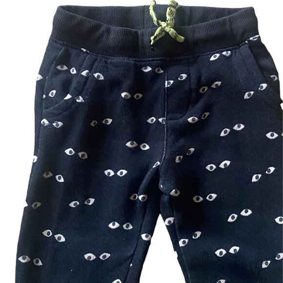 Gymboree Baby Boys Pull On Joggers-Black-Size 2T-GUC - Picture 2 of 5